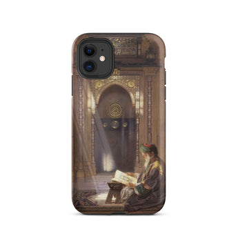 In the Mosque - Carl Friedrich Heinrich Werner Iphone Case, 11 / Matte, Phone Case Painting Man Mosque