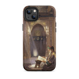 In the Mosque - Carl Friedrich Heinrich Werner Iphone Case, 14 Plus / Matte, Phone Case Painting Man Mosque
