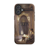 In the Mosque - Carl Friedrich Heinrich Werner Iphone Case, 16 Plus / Matte, Phone Case Painting Man Mosque