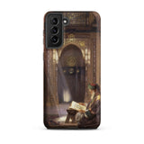 In the Mosque - Carl Friedrich Heinrich Werner Samsung Case, Galaxy S21 Plus / Matte, Smartphone Protective Case Detailed Illustration Man