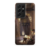 In the Mosque - Carl Friedrich Heinrich Werner Samsung Case, Galaxy S21 Ultra / Matte, Smartphone Case Historical-style Painting Man