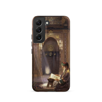 In the Mosque - Carl Friedrich Heinrich Werner Samsung Case, Galaxy S22 / Matte, Smartphone Decorative Case Ornate Illuminated Manuscript