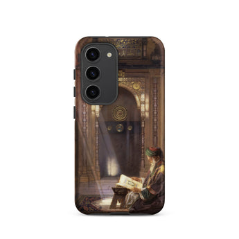In the Mosque - Carl Friedrich Heinrich Werner Samsung Case, Galaxy S23 / Matte, Smartphone Richly Illustrated Case Islamic Scholar