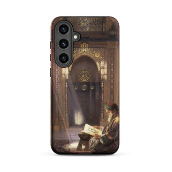 In the Mosque - Carl Friedrich Heinrich Werner Samsung Case, Galaxy S24 Plus / Matte, Smartphone Case Detailed Painting Person Ornate