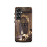 In the Mosque - Carl Friedrich Heinrich Werner Samsung Case, Galaxy S25 / Matte, Smartphone Case Ornate Illustration Scholar