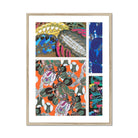 Motifs En Vingt Planches - Edouard Benedictus Art Print, Abstract Artwork Vibrant Colors Organic Shapes Collage-like Composition