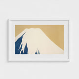 Mount Fuji - Kamisaka Sekka Rimpa Style Art Print / Canvas Minimalist Framed Artwork Stylized Two-tone Design Sekka’s Audacious, Japan’s