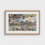 Mountain Stream - John Singer Sargent Art Print / Canvas, Rushing Spine Breaks, Raw Sienna Wash, Opaque White Lifted, Prints