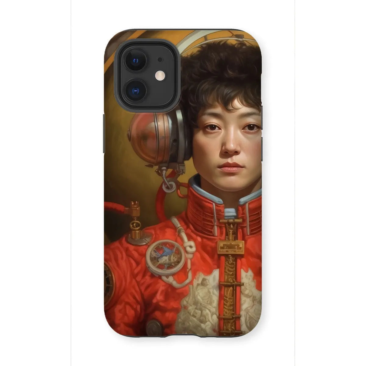 Mùchén The Gay Astronaut - Lgbtq Art Phone Case - Iphone 12 Mini / Matte - Mobile Phone Cases - Aesthetic Art