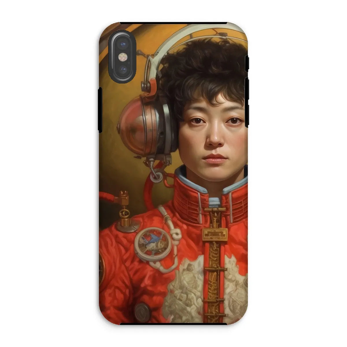 Mùchén The Gay Astronaut - Lgbtq Art Phone Case - Iphone Xs / Matte - Mobile Phone Cases - Aesthetic Art