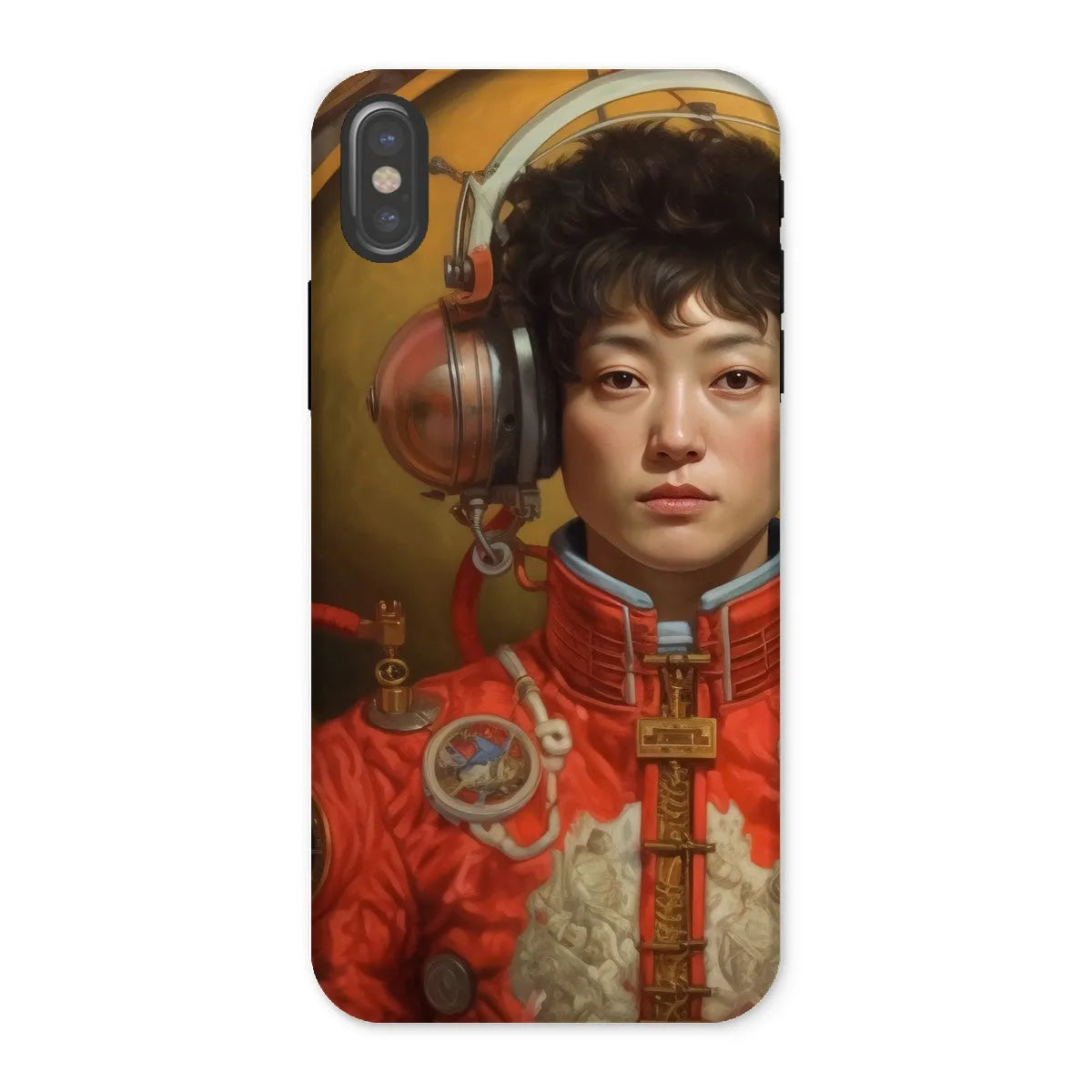 Mùchén - Gay Chinese Astronaut Aesthetic Phone Case - Iphone x / Matte - Mobile Phone Cases - Aesthetic Art