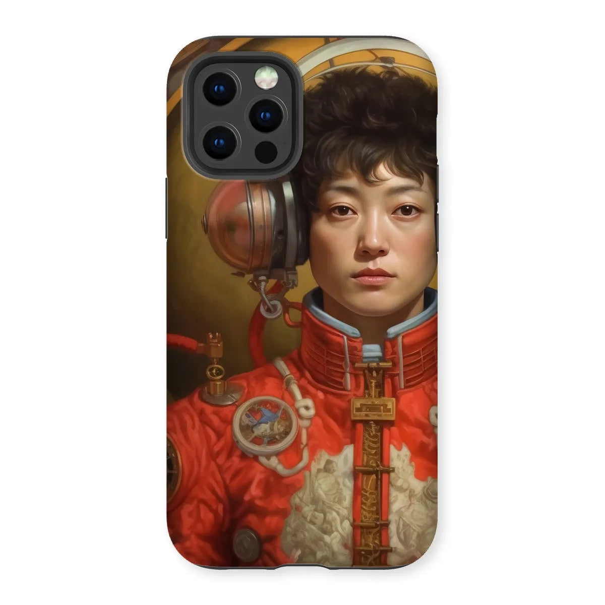 Mùchén - Gay Chinese Astronaut Aesthetic Phone Case - Iphone 12 Pro / Matte - Mobile Phone Cases - Aesthetic Art