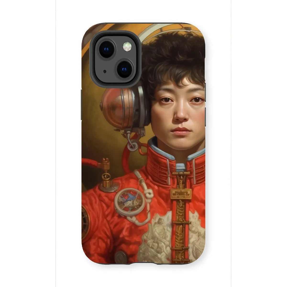 Mùchén - Gay Chinese Astronaut Aesthetic Phone Case - Iphone 13 Mini / Matte - Mobile Phone Cases - Aesthetic Art