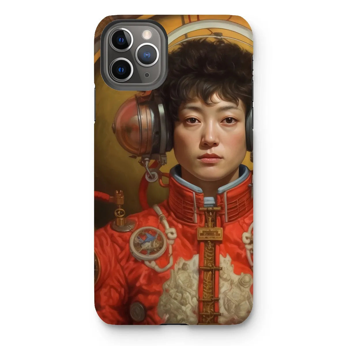 Mùchén - Gay Chinese Astronaut Aesthetic Phone Case - Iphone 11 Pro Max / Matte - Mobile Phone Cases - Aesthetic Art