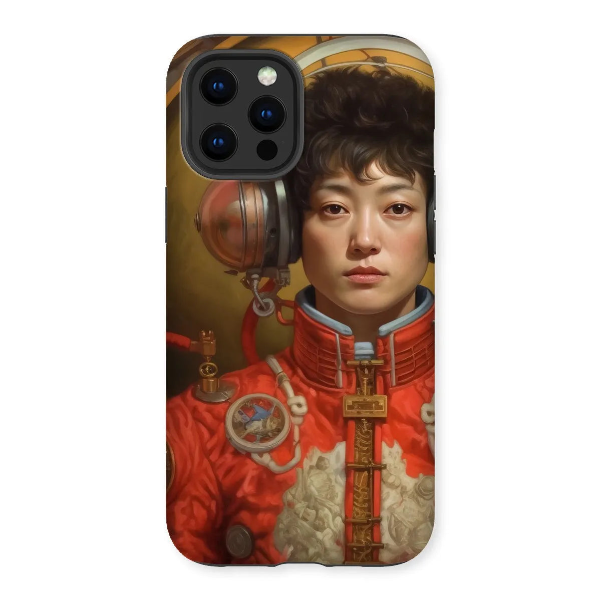 Mùchén - Gay Chinese Astronaut Aesthetic Phone Case - Iphone 12 Pro Max / Matte - Mobile Phone Cases - Aesthetic Art