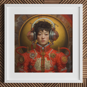 Mùchén - schwule chinesische Astronaut -Kunstdruck