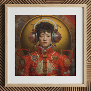 Mùchén - Gay Chinese Astronaut Art Print / Canvas, Gay Chinese Astronaut, Chinese Astronaut Aesthetic, Meet Mùchén