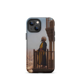 Muezzin - Jean Leon Gerome Iphone Case, 13 Mini / Matte, Phone Case Painting Man Turban Balcony