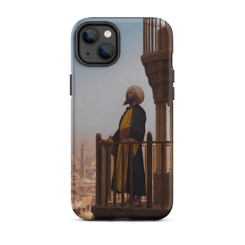 Muezzin - Jean Leon Gerome Iphone Case, 14 Plus / Matte, Phone Case Figure Balcony
