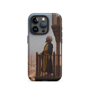 Muezzin - Jean Leon Gerome Iphone Case, 15 Pro / Matte, Phone Case Figure Balcony