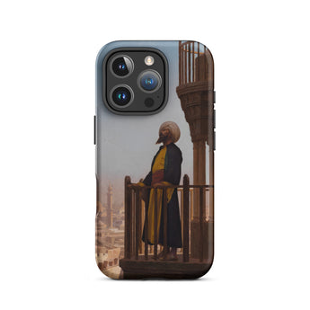 Muezzin - Jean Leon Gerome Iphone Case 16 Pro / Matte Phone Case Exotic Figure Jean Leon Gerome, Gérôme’s Muezzin Surveys, City Stitched