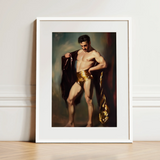 Muscle Mary - Neoclassical Gay Male Art Print / Canvas, 12x16’’ / 31x41cm / White Frame / Matboard, Posters Prints & Visual Artwork, Toby