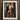 Framed Classical-style Painting Muscular Man Gold-leafed Dark Velvet Muscle Mary, Queer Masculine Power, Neoclassical Gay Male