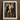 Framed Painting Muscular Man Gold Shorts Dark Robe Muscle Mary, Queer Masculine Power, Neoclassical Gay Male