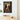 Framed Painting Muscular Man Gold Shorts Dark Robe Muscle Mary, Queer Masculine Power, Neoclassical Gay Male