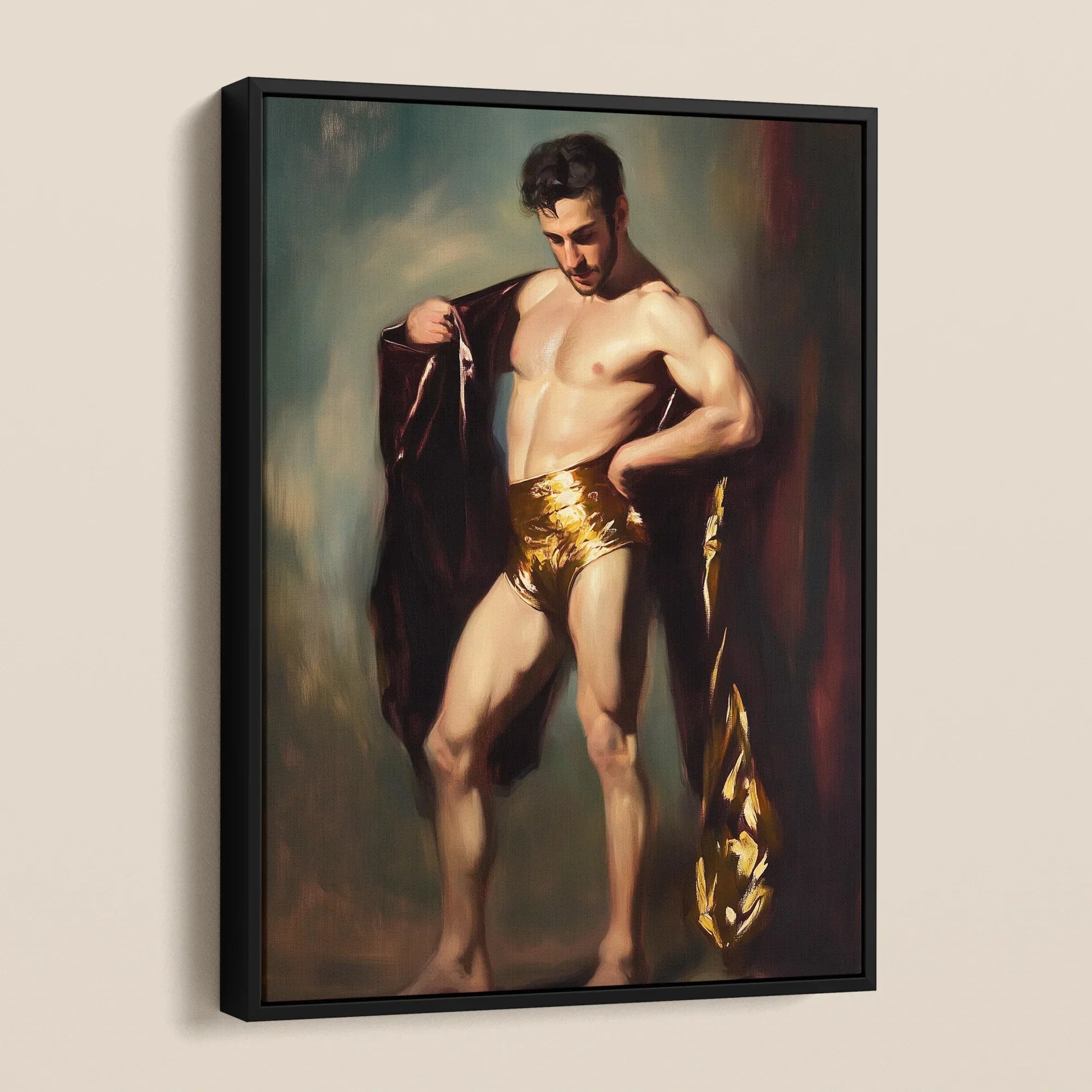 Muscle Mary - Neoclassical Gay Male Framed Canvas