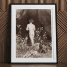 Naked Man Entering a Cave - Wilhelm Von Gloeden Art Print Posters Prints & Visual Artwork