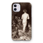 Naked Man Entering Cave - Wilhelm Von Gloeden Iphone Case, 11 / Matte, Iphone Case Vintage Black White Artistic Photograph Nude