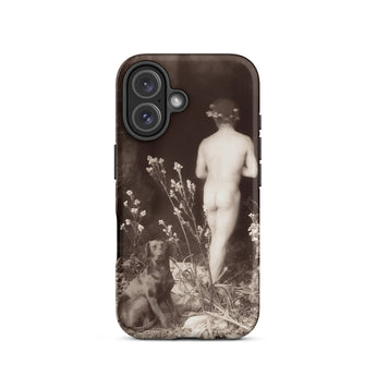 Naked Man Entering Cave - Wilhelm Von Gloeden Iphone Case, 16 / Matte, Artistic Phone Case