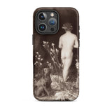 Naked Man Entering Cave - Wilhelm Von Gloeden Iphone Case, 16 Pro Max / Matte, Artistic Phone Case