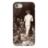 Naked Man Entering Cave - Wilhelm Von Gloeden Iphone Case, 8 / Matte, Iphone Case Vintage Sepia-toned Artistic Photograph