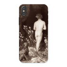 Naked Man Entering Cave - Wilhelm Von Gloeden Iphone Case - x / Matte