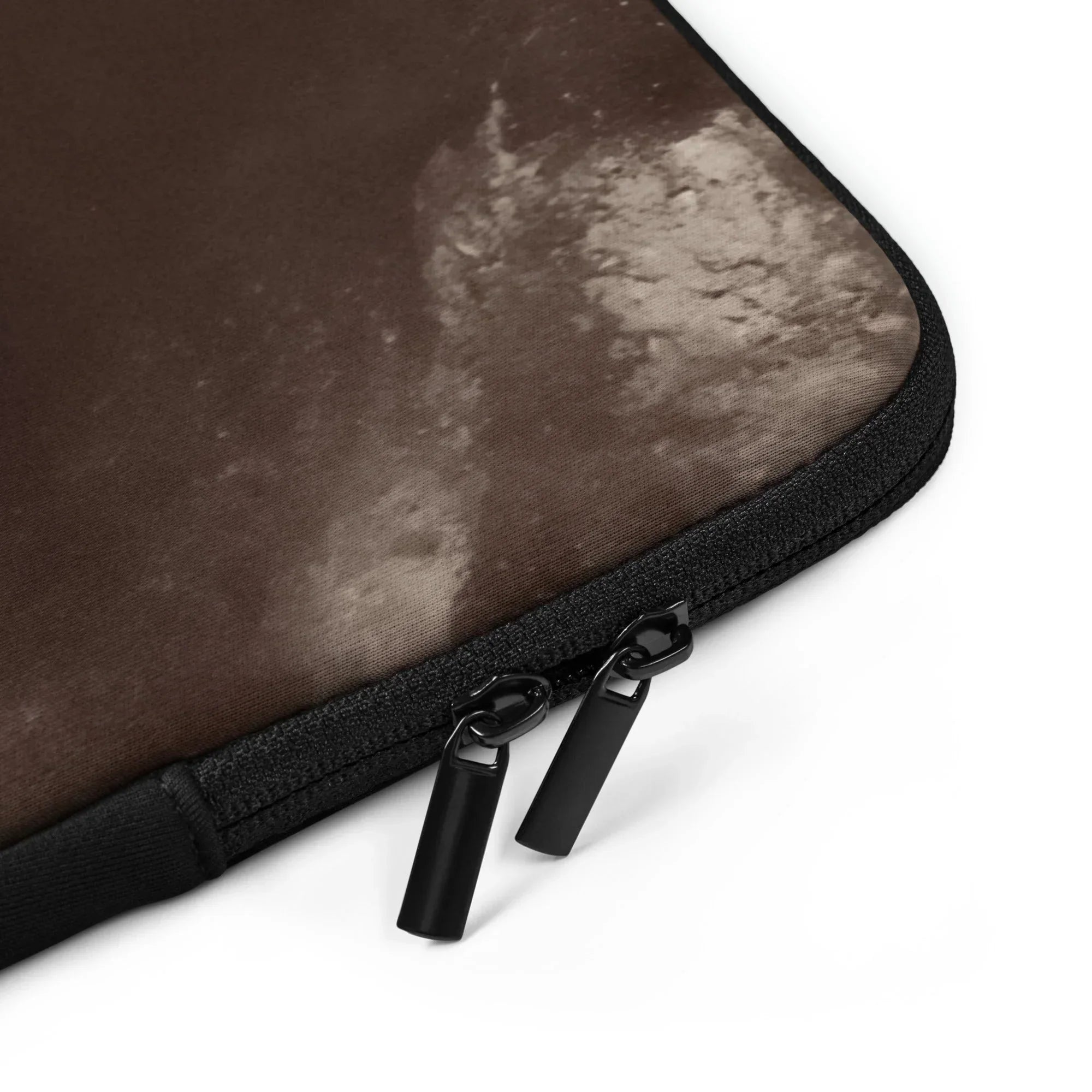 Naked Man Entering Cave - Wilhelm Von Gloeden Laptop Sleeve, Laptop Sleeve Tablet Case Marbled Brown Design Black