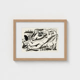 Naked Woman & Two Horses with the Sea - Leo Gestel Art Print / Canvas, Gestel’s, Beckons Prints