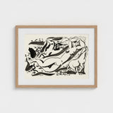 Naked Woman & Two Horses with the Sea - Leo Gestel Art Print / Canvas, Gestel’s, Beckons Prints