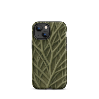 Natural Branch Pattern - Iphone Case, 13 Mini / Matte, Mobile Phone Cases, Toby Leon