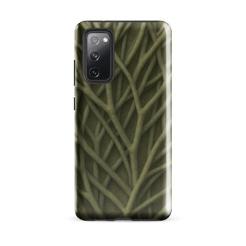 Natural Branch Pattern - Phone Case Samsung Galaxy S20 Fe / Gloss Sleek Phone Case Intricate Nature-inspired Design Interwoven Branches