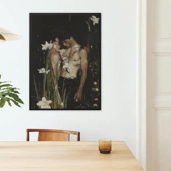 Nature / Nurture - Impresión artística Gay Seduction Rendezvous / Lienzo, obra visual de pósters e impresiones, Toby Leon