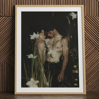 Nature / Nurture - Gay Seduction Rendezvous Art Print / Canvas, Gay Seduction Rendezvous, Floral Hush, Rendezvous Art Print