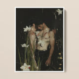 Nature / Nurture - Gay Seduction Rendezvous Art Print / Canvas, Gay Seduction Rendezvous, Floral Hush, Rendezvous Art Print