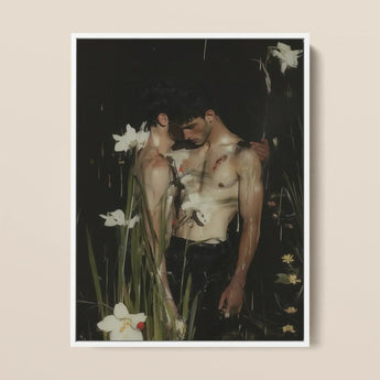 Nature / Nurture - Gay Seduction Rendezvous Art Print / Canvas, Gay Seduction Rendezvous, Floral Hush, Rendezvous Art Print