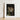 White-framed Art Print Moody Dark-toned Painting Two Shirtless Gay Seduction Rendezvous, Floral Hush