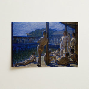Naval Bath House - Eugene Jansson Fine Art Print / Canvas, 18x12’’ / 46x31cm / Unframed / no Border, Posters Prints & Visual Artwork, Toby