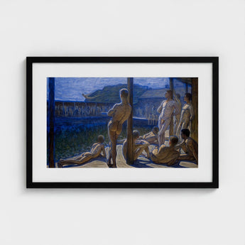 Naval Bath House - Eugene Jansson Fine Art Print / Canvas Eugène, Desire Drips, Cadmium-laced Tendon Prints