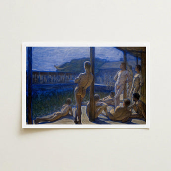 Naval Bath House - Eugene Jansson Fine Art Print / Canvas Eugène, Desire Drips, Cadmium-laced Tendon Prints