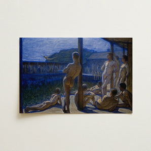 Naval Bath House - Eugene Jansson Fine Art Print / Canvas, Eugène Jansson, Desire Drips, Cadmium-laced Tendon